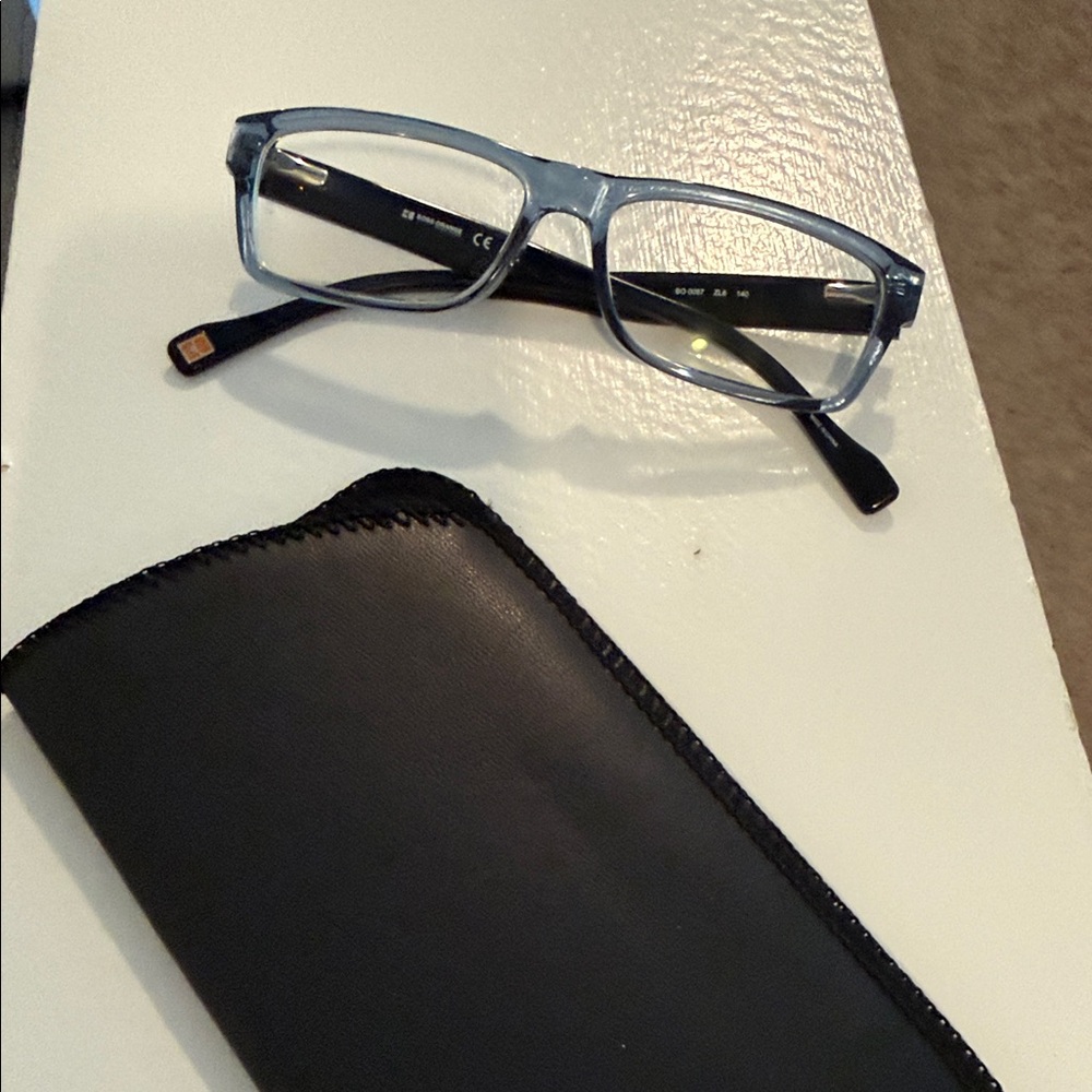 BOSS ORANGE Blue and Black Glasses